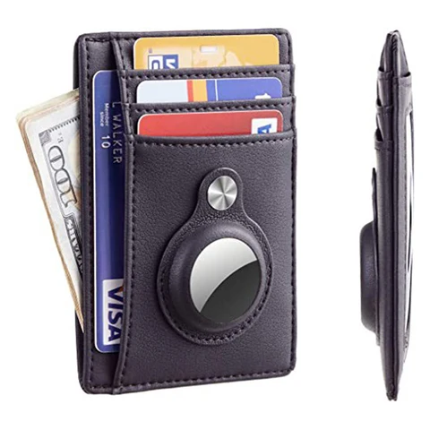 Buylor Rfid мужские кошельки для карт для Air Tag деловой кредитный тонкий кошелек для карт чехол для монет кошелек женский защитный чехол