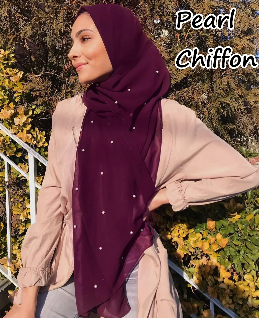 N8 высокое качество жемчужные Пузырьковые шифоновые простые шали хороший женский