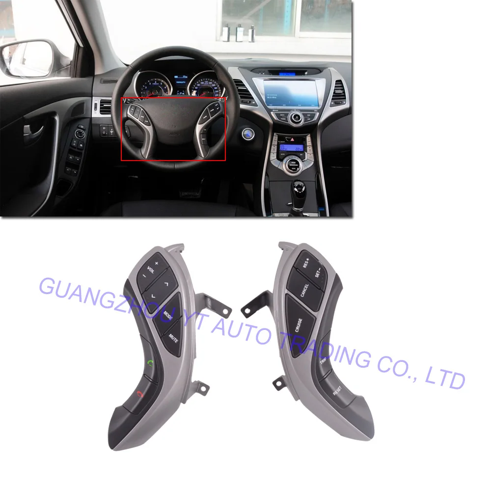 Кнопка управления звуком на руль автомобиля CAPQX переключатель для Hyundai Elantra I30 2012