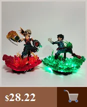 My Hero Academy Figure Todoroki Shoto Боевая сцена светодиодный светильник фигурка героя Boku No Hero Academy Shouto Todoroki ПВХ Модель игрушки