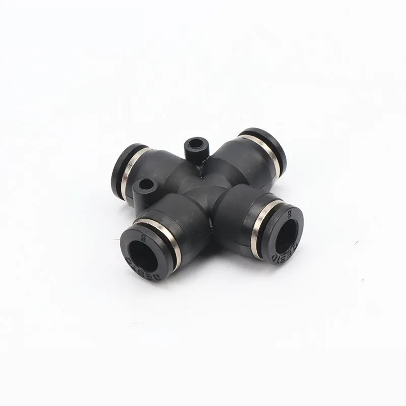 

Pneumatic quick plug-in connector cross-cross PZA8 6 4 10 12 plug-in 4 6 8 10 12mm trachea
