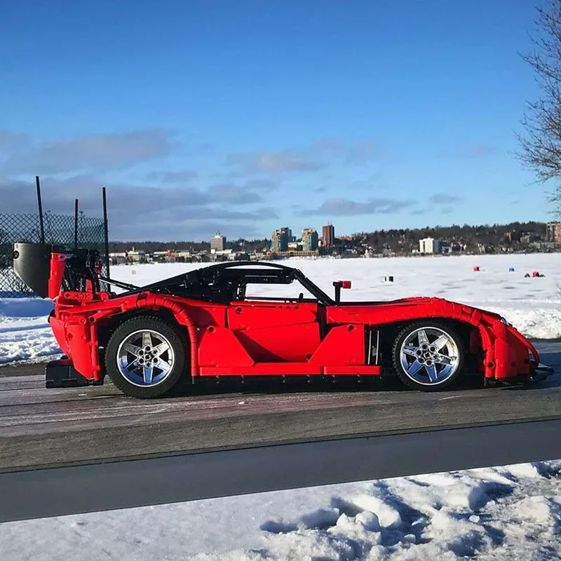 Новая серия MOC MAZDA RX-7 супер гоночный автомобиль легинсы MOC-22346 техническая модель
