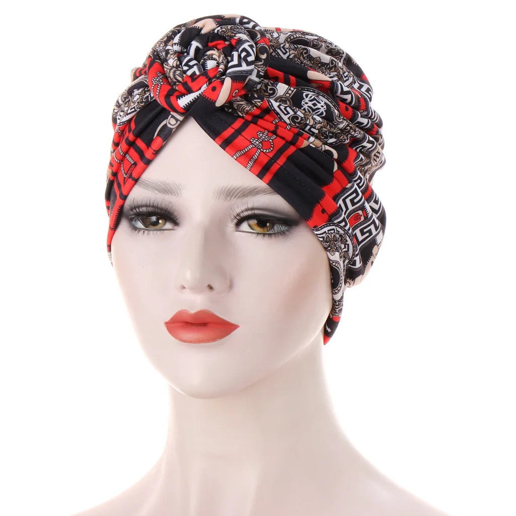 

Новый 12 цветов в этническом стиле ветер вихревой узлом капюшон в африканском стиле шляпа мусульманская шапка для женщин шапочка для химиотерапии в богемном стиле женские аксессуары для волос