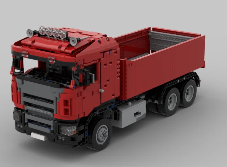 

Новый RC Scania самосвал технологии строительные блоки для детей сборка "сделай сам" Строительство развивающая игрушка модель moc-38781
