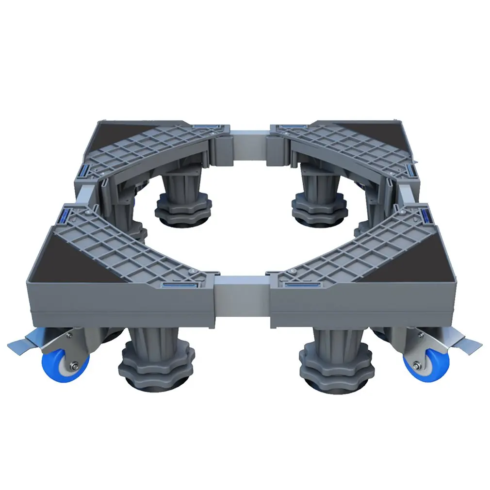 

Washing Machine Base Bracket Movable And Adjustable Refrigerator Base 25 Tube 4 Feet 4 Single Wheel With Brake