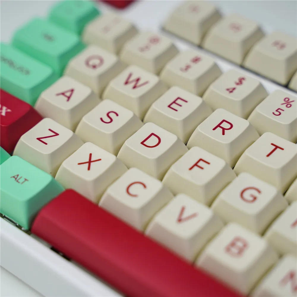 Колпачки для клавиш PBT XDA Сублимированные переключателей Cherry MX 61 64 84 96 104 108