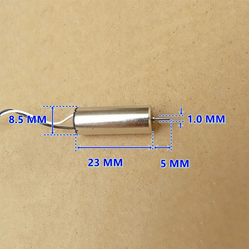 

4pcs 8523 8.5mm*23mm CW+CCW Coreless Motor DC 3V 3.7V 40000RPM High Speed Arge Torque Strong NdFeB Magnetic DIY Aircraft Drone
