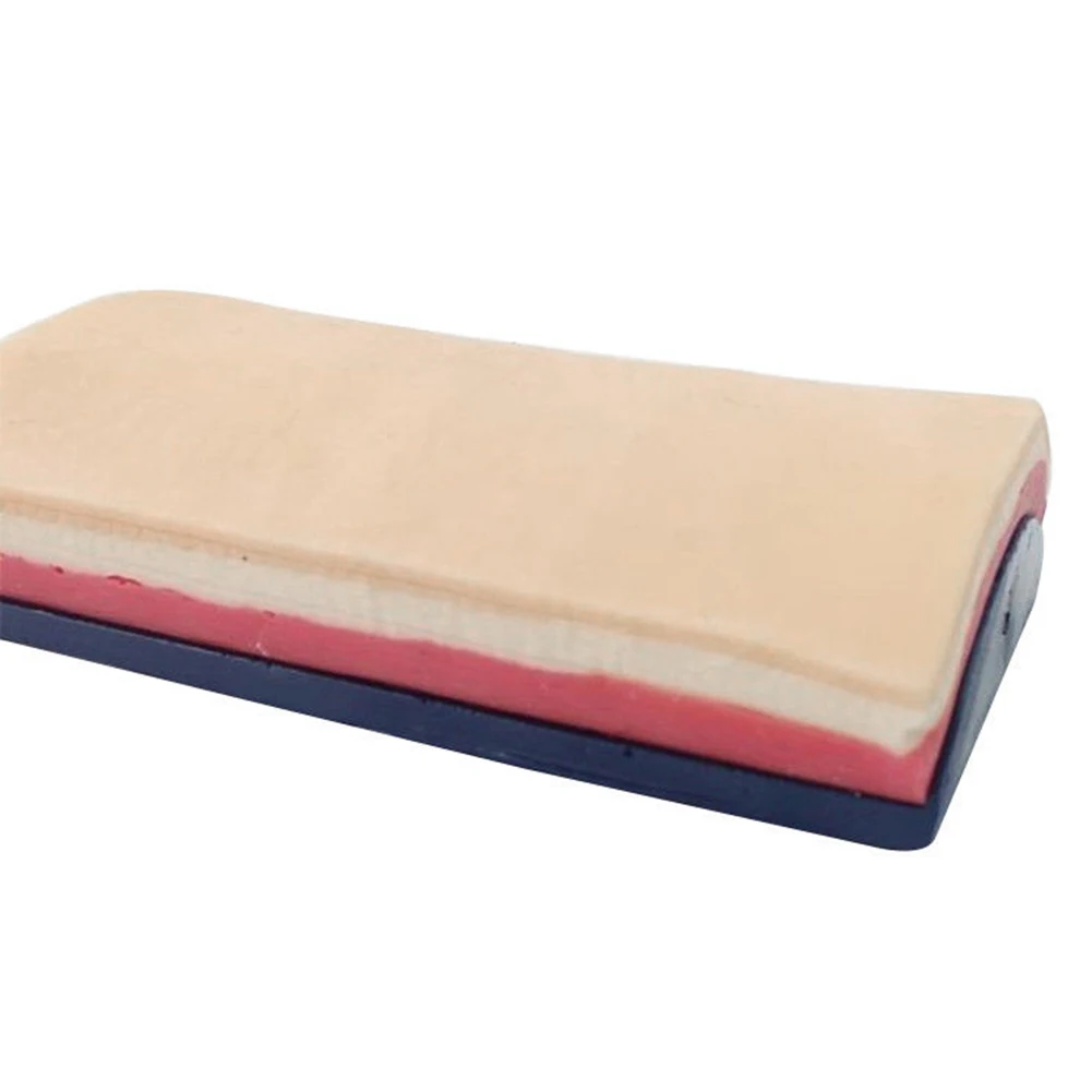 

Simulation Skin Model Suture Training Contains 3 Layers Rubber Pad Repeated Practice Teaching Tool FKU66