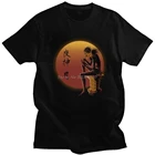 Классическая футболка с принтом манга Death Note, Мужская хлопковая футболка с короткими рукавами, Повседневная футболка с Шинигами, рюком, луной, аниме, топы, одежда в подарок