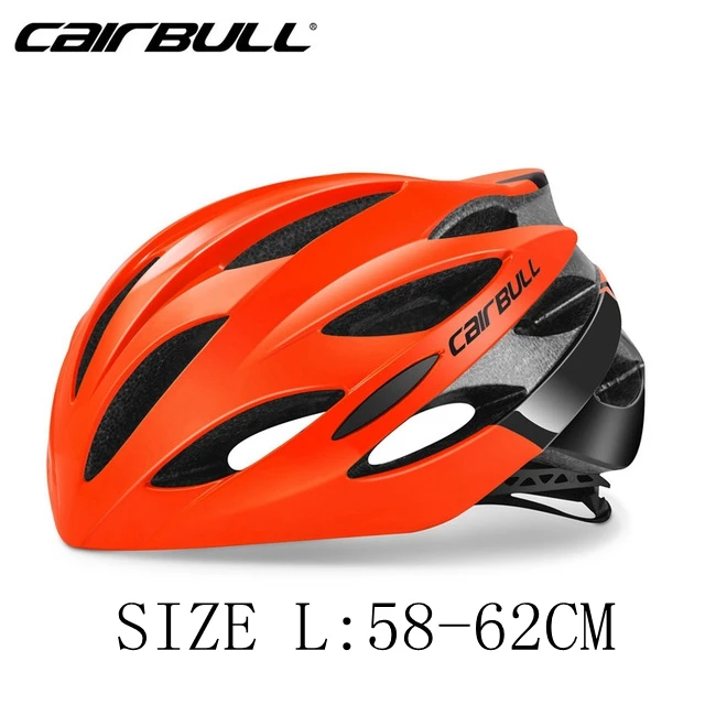 orange black size L Велосипедный шлем для горного велосипеда, дышащий шлем для езды на велосипеде, цельный шлем, велосипедный шлем для мужчин и женщин, защитный шлем - Цвет: orange black size L