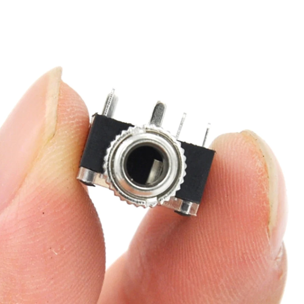 10 шт. 5 контактный разъем для наушников монтаж на печатную плату гнездо 3 мм стерео