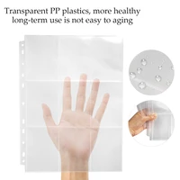 450 pockets coin holder collection practical transparent for trading cards replacement parts storage wallets home album pages