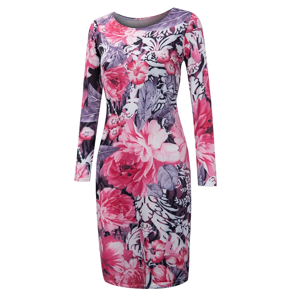 Модное женское повседневное облегающее платье высокого качества с длинным