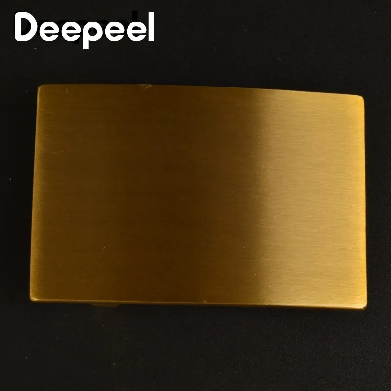 Мужская пряжка для ремня из чистой меди Deepeel 1/2 шт. 40 мм роскошные сглаживающие