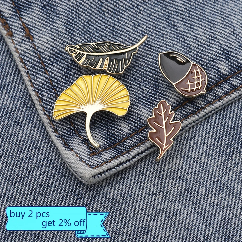 Женская эмалированная булавка для лацкана абрикосовая значок растения