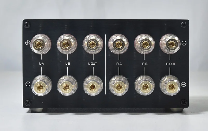 Пассивный аудио переключатель сигналов BRZHIFI 2 в выходной усилителя пара