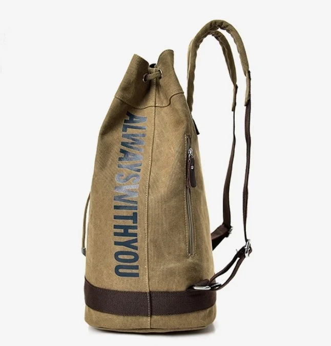 Мужской военный тактический холщовый рюкзак большой армейский с несколькими