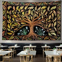 life trees tapestry wall hanging psychedelic magic tapiz bohemian hippie wishing tree sofa cushion home decor