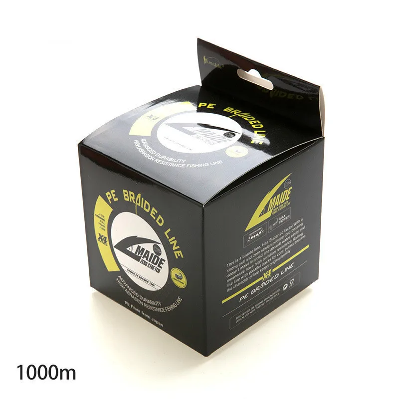 

Fishing Line Braided 1000M Vislijn 4 Strengen PE Gevlochten Vislijn 4 Strand Multifilament Fishing Line Carp Fishing Pesca