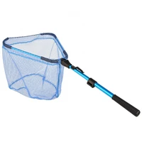 80hotfoldable telescopic fishing net aluminum alloy landing net outdoor fishing tool accessories for fly fishing tackle