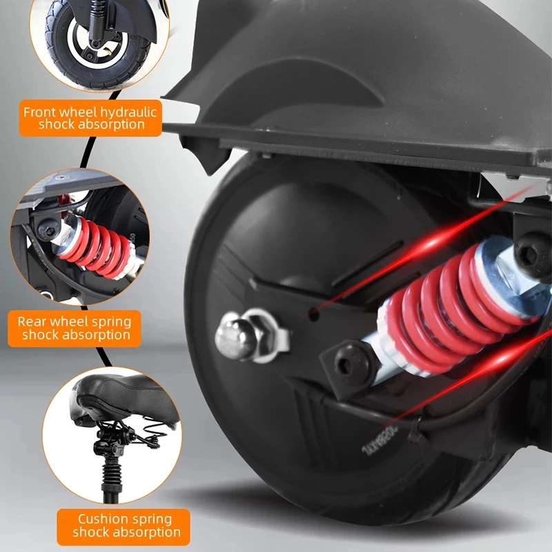 

Max Speed 55km/h Mi Electric Scooter Smart E Scooter Mini Foldable Skateboard Hoverboard Longboard Adult Long Battery Folding