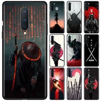 Japanese Ronin Warrior For OnePlus Nord N10 Pro N100 Black Soft Phone Case 9Pro Silicone Bumper Back Cover