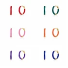 BOAKO Цвет капель масла 925 стерлингового серебра Серебряные серьги для Для женщин обруч, серьги, пирсинг Pendientes подарок для мамы 2021 тренд Винтаж