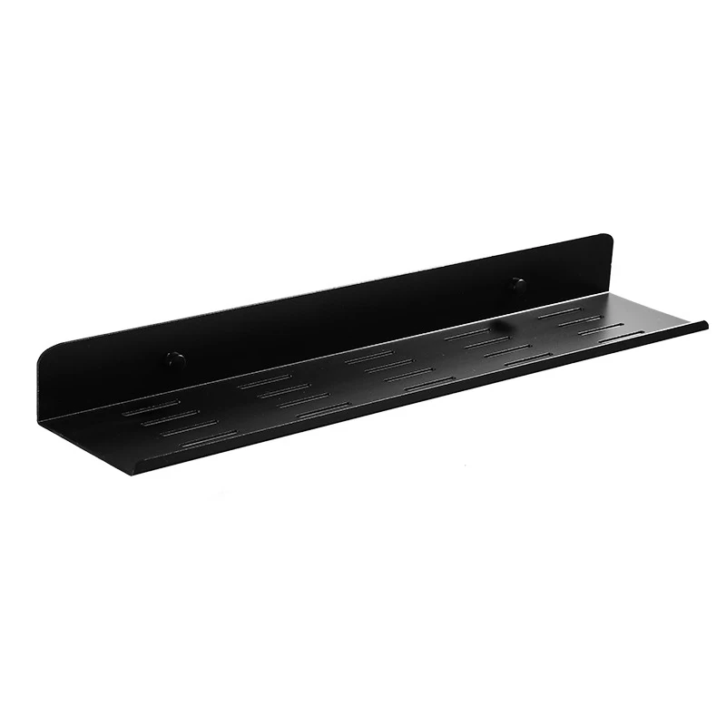 

Space aluminum bathroom shelf kitchen punch-free bathroom mobile phone paper towel bathroom rack toothbrush holder
