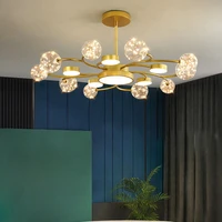 modern nordic black gold led branch chandelier for bedroom living dining study room kitchen entrance hall home indoor lighting