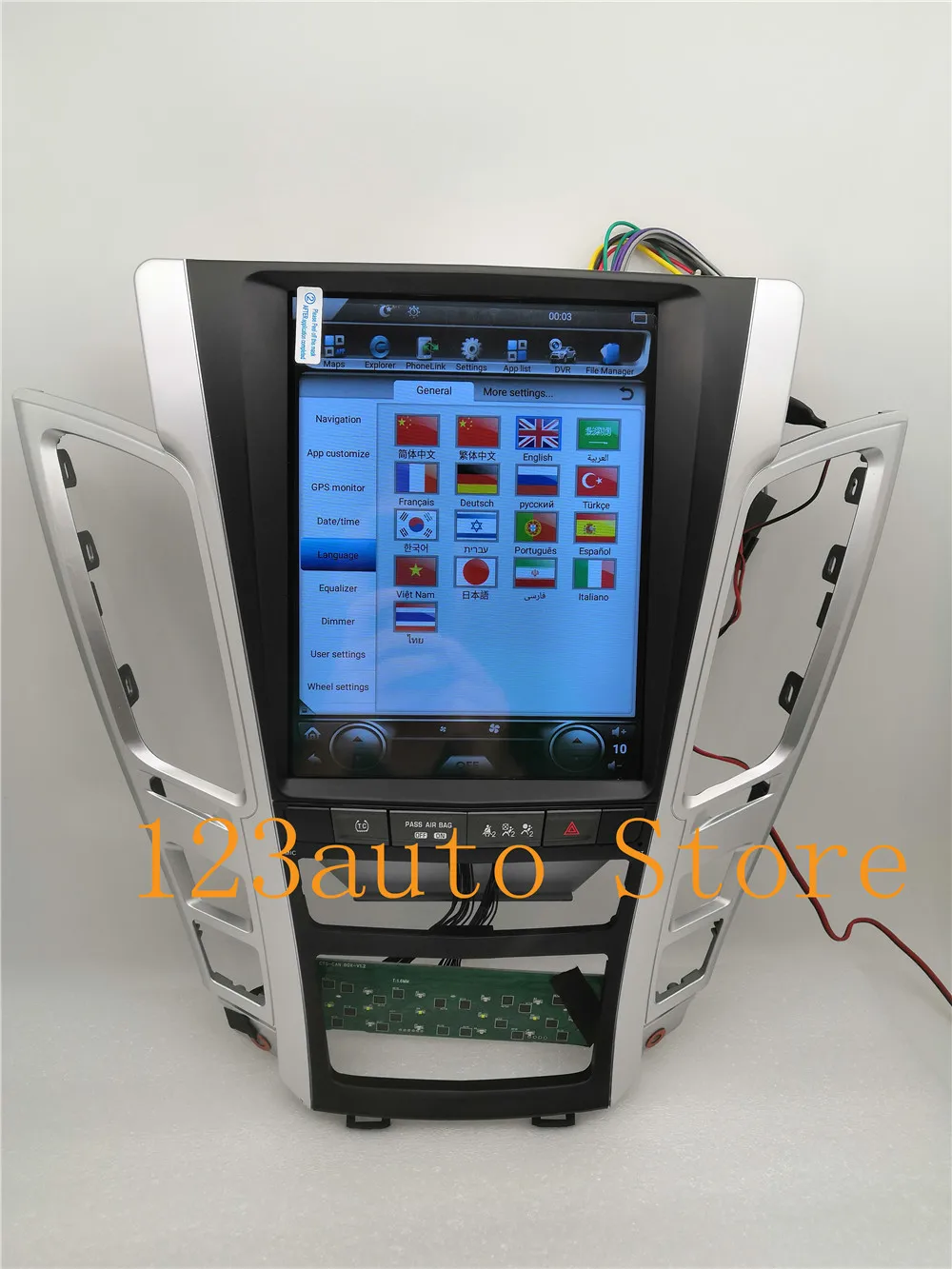 10,4 ''Tesla Стиль Android 8,1 автомобиля DVD gps плеер радио навигации для Cadillac CTS 2007 2008 2009 2010 2011 2012 PX6 carplay