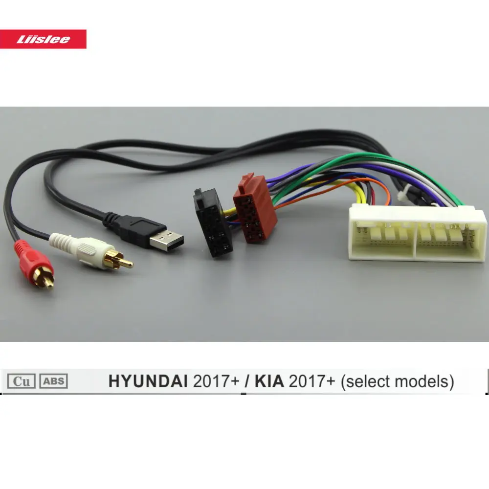 Адаптер жгута проводов DIN ISO для KIA Optima/Stinger/Forte/Venga автомобильное радио 81 контактов