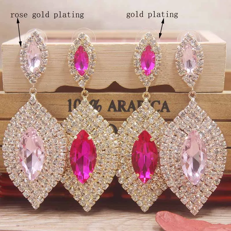 Классические большие серьги подвески в форме невесты 16 стилей Висячие свадебные