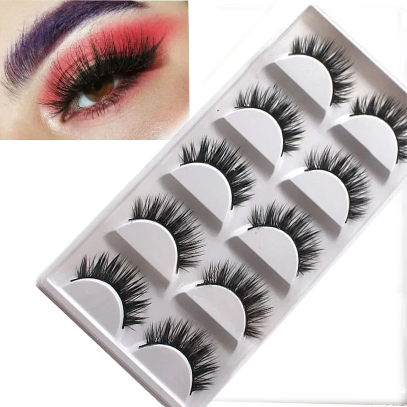 Накладные ресницы для наращивания 5 шт. | Красота и здоровье