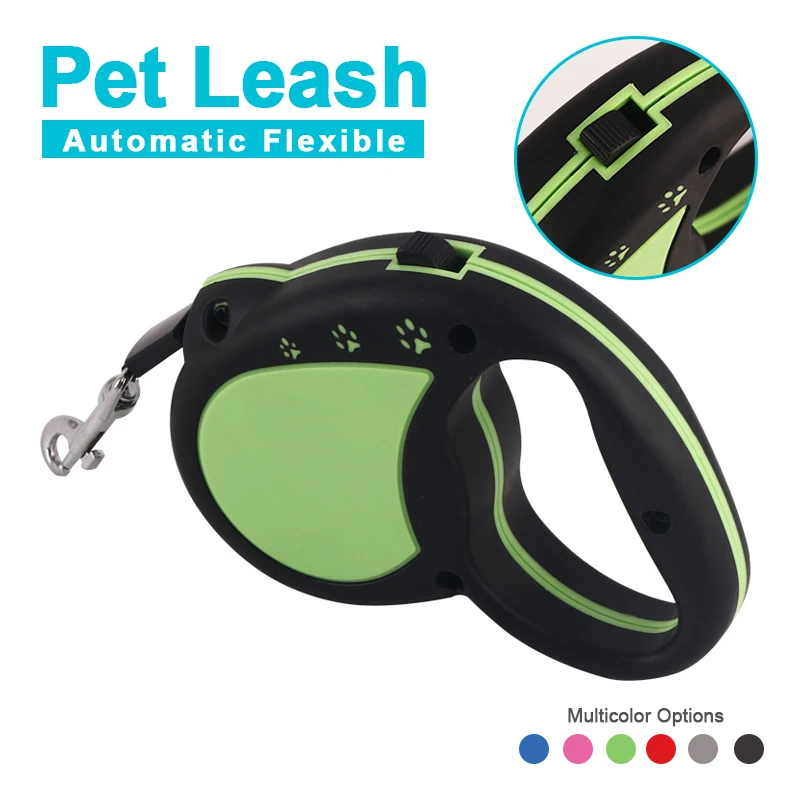

3M/5M Automatic Retractable Dog Leash Belt Puppy Pet Flexible Walking Traction Rope Dog Cat Extending Running Leads Pet Supplies