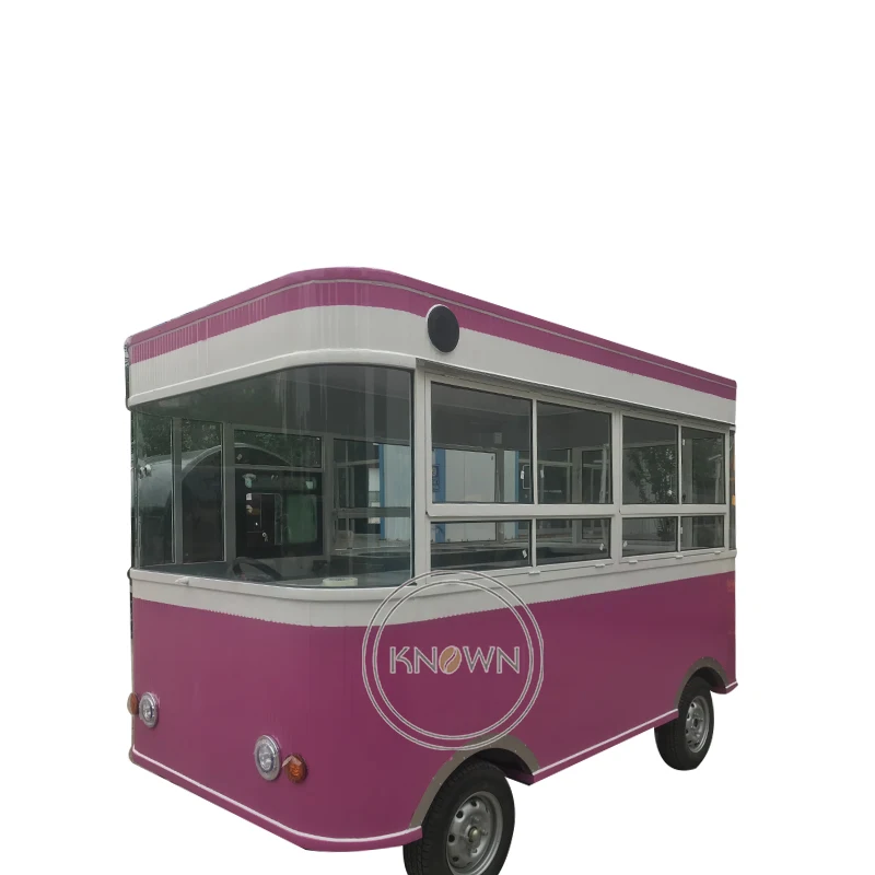 4 кВт четырехколесных транспортных средств электрический грузовик для пищевых