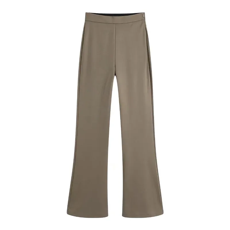 

Брюки-Багги женские прямые с завышенной талией, расклешенные