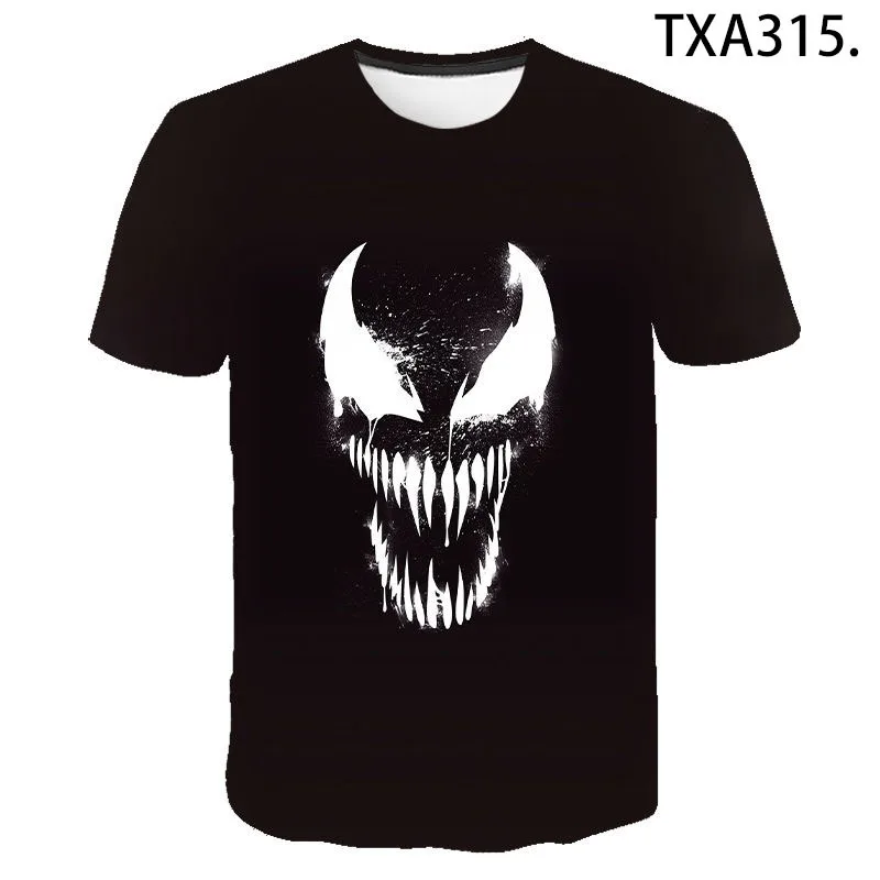 Футболка детская летняя с 3D принтом спайдера рисунком аниме для девочек и