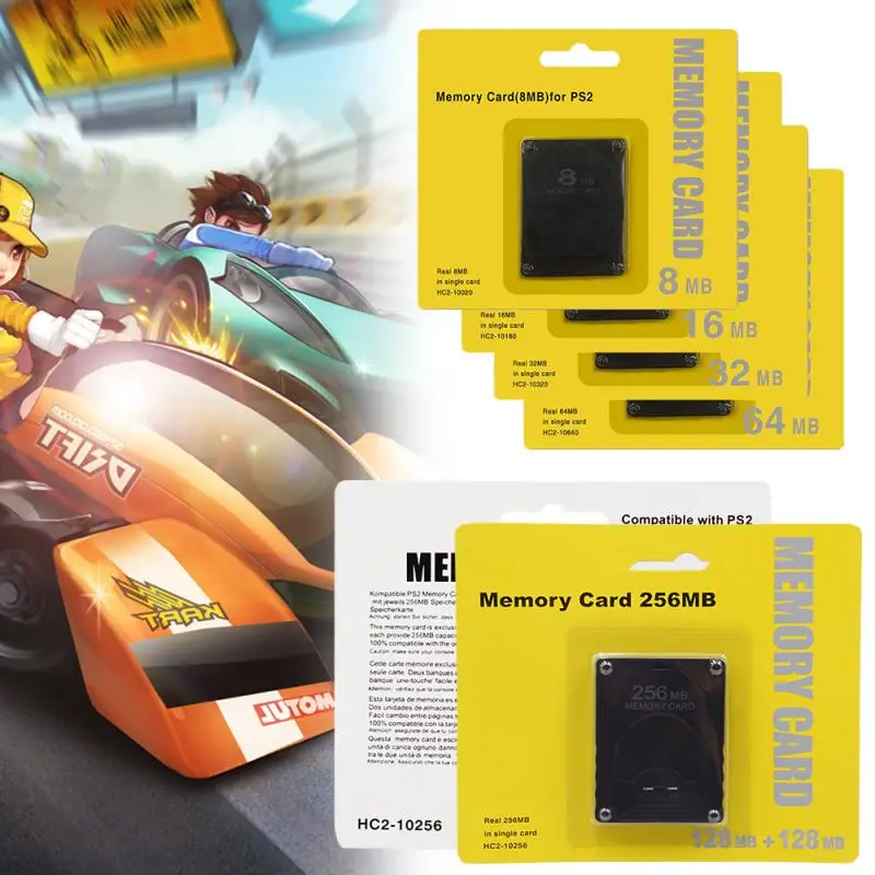 Игровая консоль данных для Sony PS2 PlayStation 2 Slim карта памяти Megabyte 8/16/32/64/128/256 Мб игровая