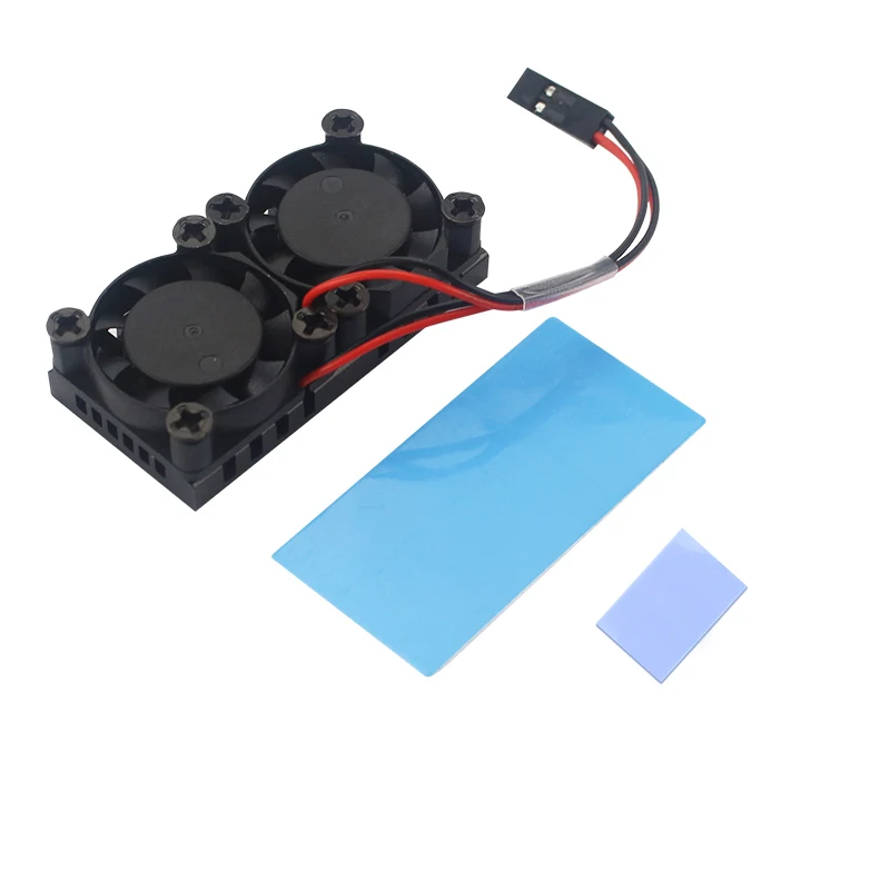 Raspberry Pi 4 Model B Dual Fan with Heat Sink Double Cooling Cooler Radiator for 4B | Компьютеры и офис