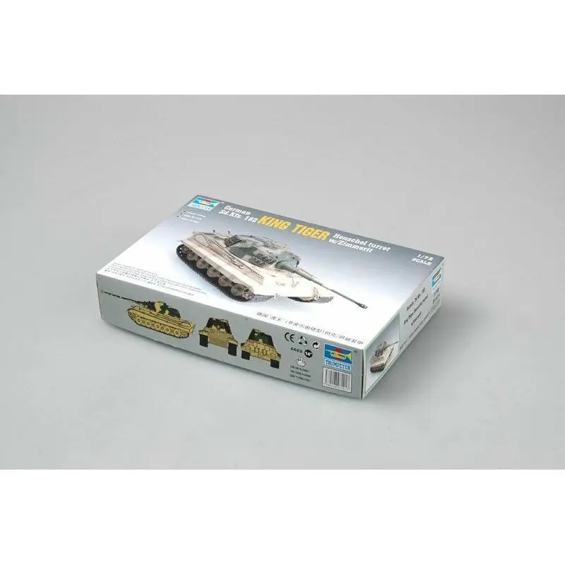 Trumpeter 07291 1/72 King Tiger Henschel Tower с Zimmerit — комплект масштабной модели