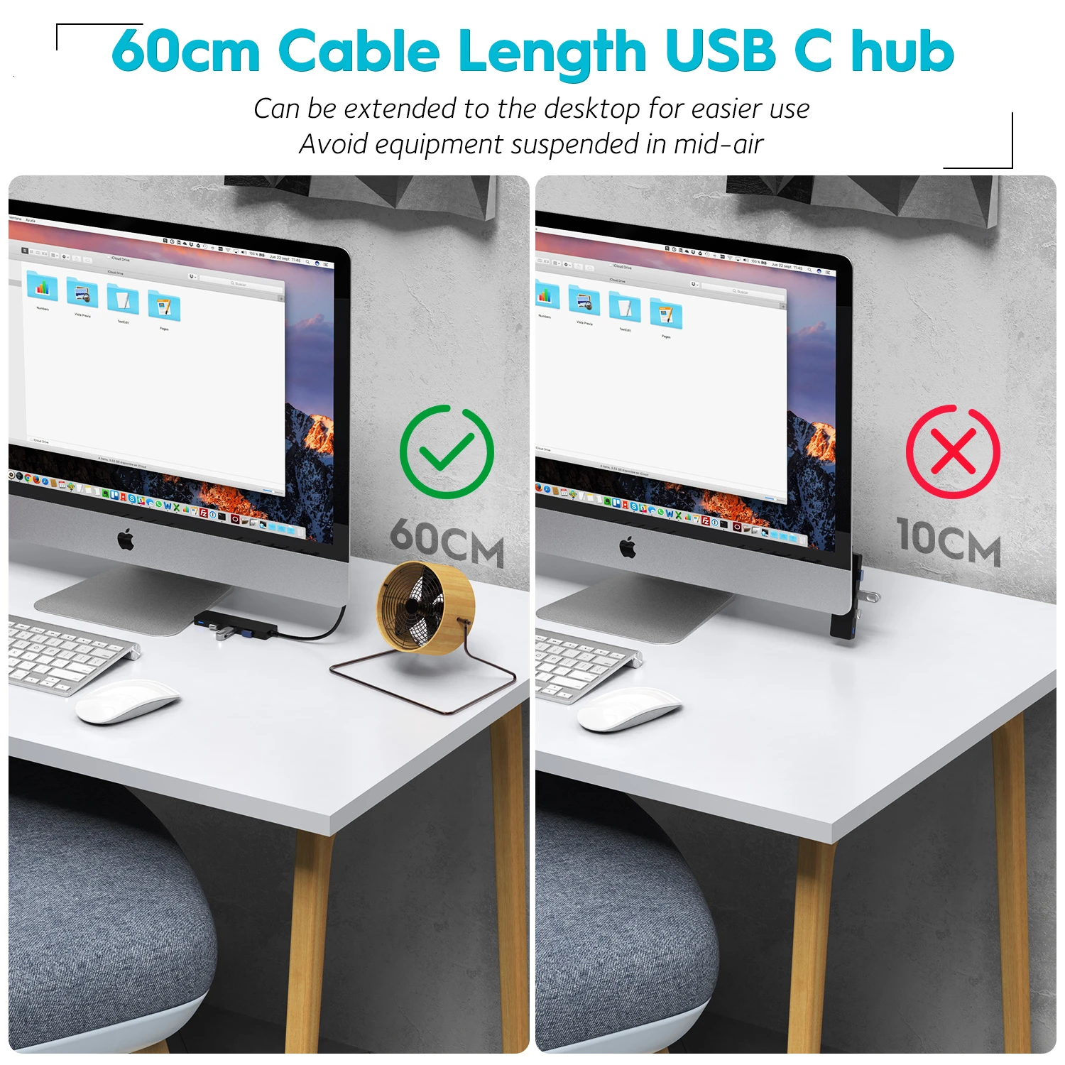 Aceele USB C концентратор тип C до 4 USB 3,0 портов концентратор адаптер для ПК ноутбук мобильный телефон для Macbook