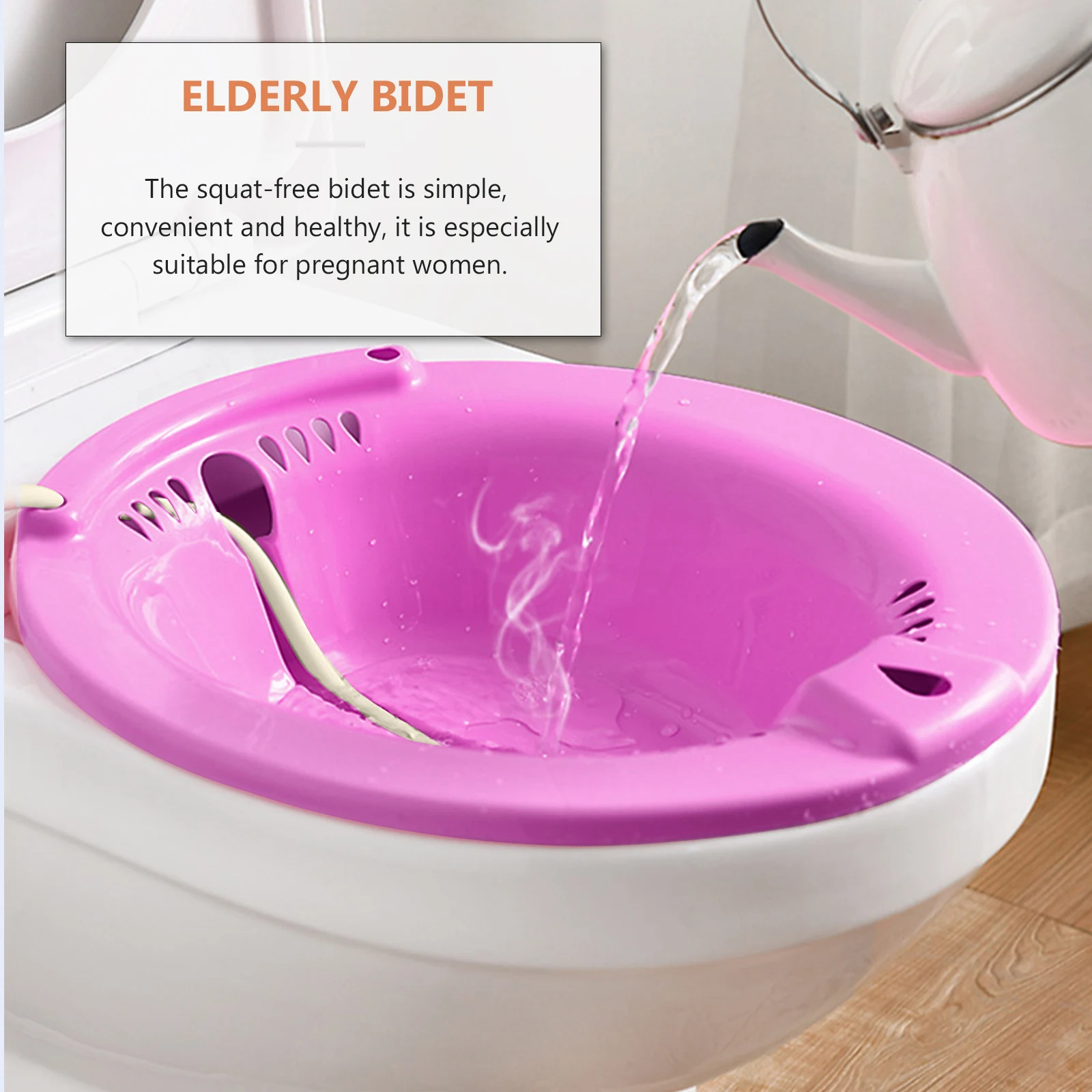 

Practical Hemorrhoid Washing Basin Squat-free Bidet Postpartum Nursing Basin