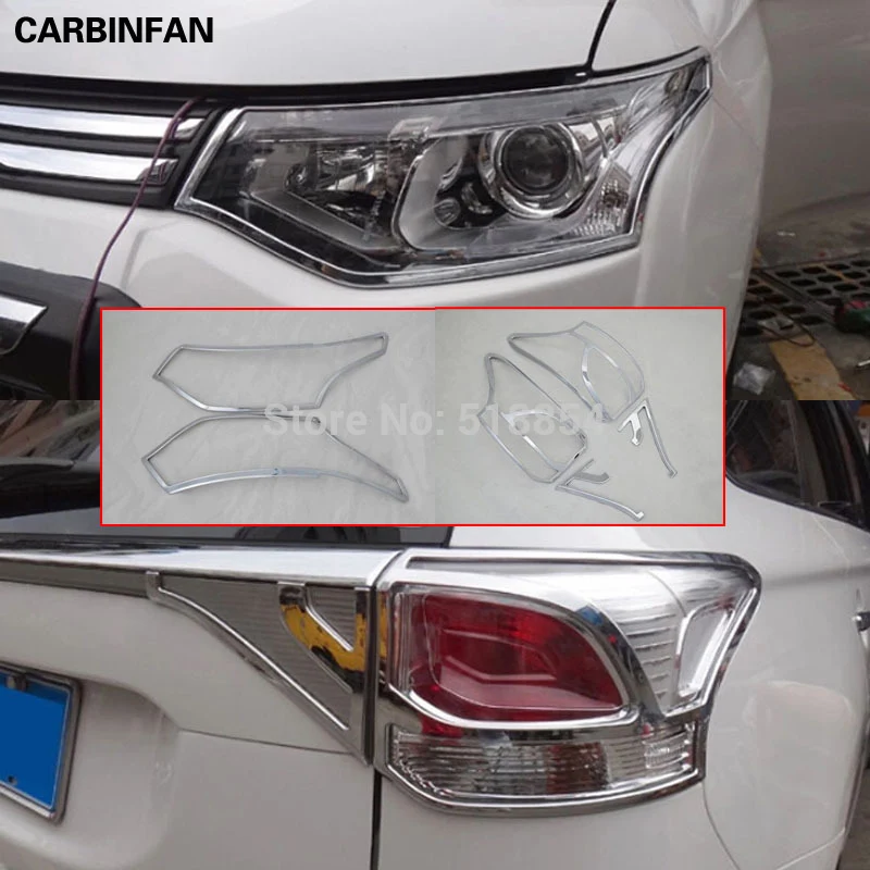 Высокое качество ABS хром передняя + задняя фара крышка отделка 6 шт./компл. для 2013