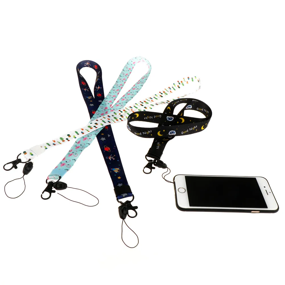 

1PC cartoon stitch High Quality Lovely Cute Lanyard ID Badge Holder Key Neck Strap kids gifts