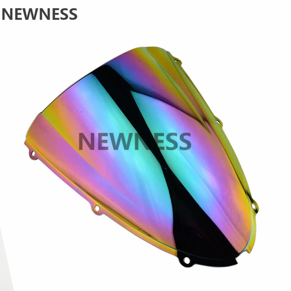 Лобовое стекло для Kawasaki ZX6R 2005 2006 2007 2008 05 08 ZX10R 06 07 регулируемый двойной пузырьковый