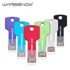 Флеш-накопитель WANSENDA водонепроницаемый в форме ключа, USB флешка на 32 ГБ, 4 ГБ, 8 ГБ, 16 ГБ, 64 ГБ