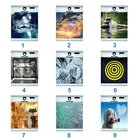 Творческий самоклеющиеся посудомоечная машина наклейки Наклейка на стену Дверь Крышка кухонные аксессуары для украшения в подарок one piece