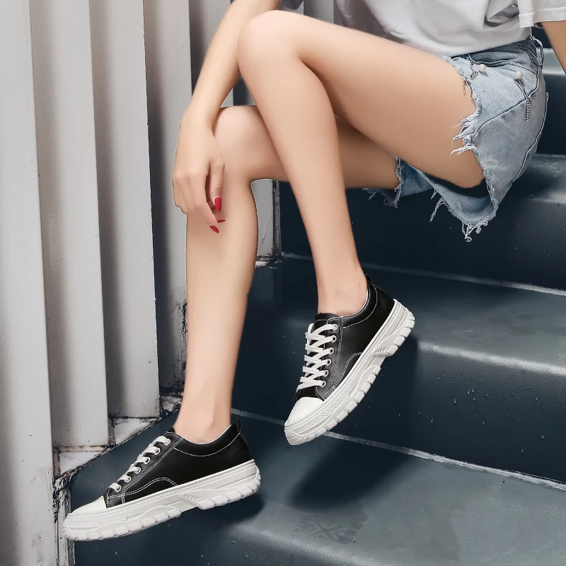 2019 Платформа Женские теннисные кроссовки увеличивающие рост Nouveaux Blancos Тренажерный зал Спортивные женские кроссовки Feminino Женская обувь 7 на.