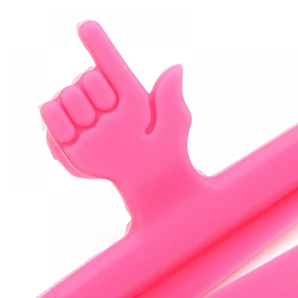 Новые эластичные силиконовый палец указывающий Закладка для книги забавные