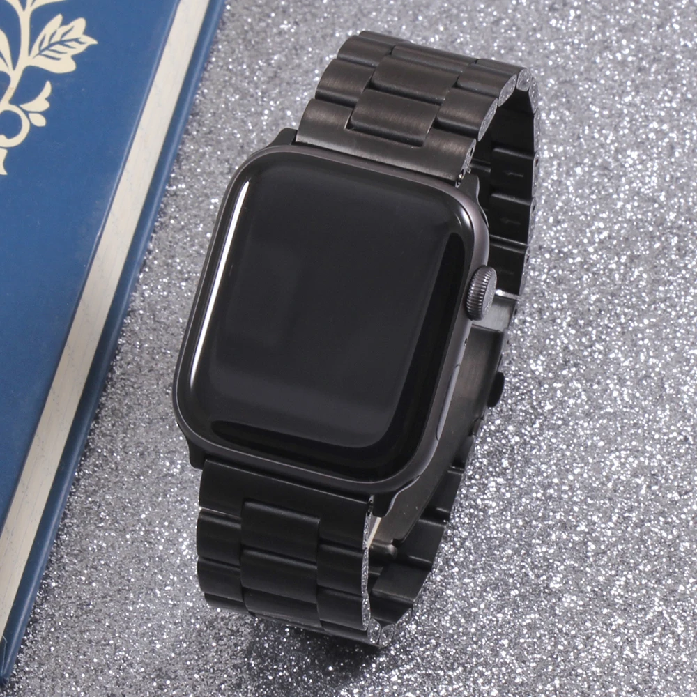 Ремешок из нержавеющей стали для Apple Watch 6 5 4 3 2 44 мм 40 42 38 | Наручные часы